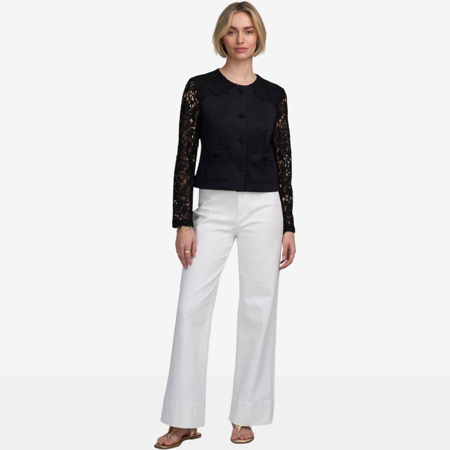 Image 119566_BLK.jpg, Product 119-566 / Price $89.88, ELLE Lace Satin Jacket from ELLE on TSC.ca's Fashion department