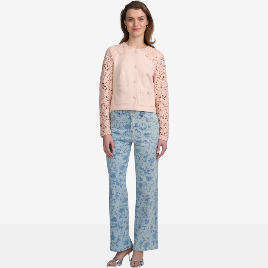 Image 119566_BUH.jpg, Product 119-566 / Price $89.88, ELLE Lace Satin Jacket from ELLE on TSC.ca's Fashion department