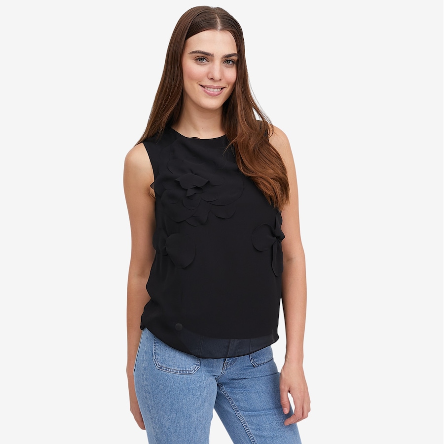 Image 119567_ALTMORE1.jpg, Product 119-567 / Price $59.88, ELLE Floral Applique Shell from ELLE on TSC.ca's Fashion department