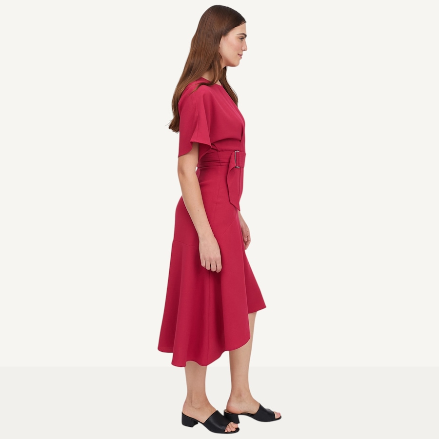 Image 119569_ALTMORE2.jpg, Product 119-569 / Price $74.88, ELLE Woven Belted Midi Dress from ELLE on TSC.ca's Fashion department