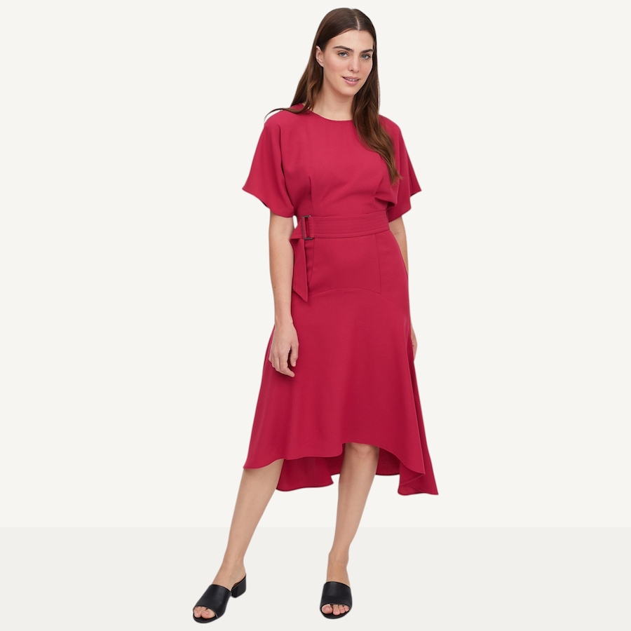 Image 119569_WIN.jpg, Product 119-569 / Price $74.88, ELLE Woven Belted Midi Dress from ELLE on TSC.ca's Fashion department