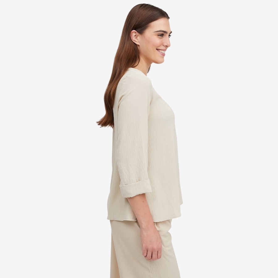 Image 119572_ALTMORE2.jpg, Product 119-572 / Price $39.88, Kim & Co. Crinkle Poplin 3/4 Sleeve Relaxed Top from Kim & Co. on TSC.ca's Fashion department