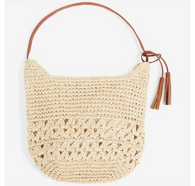 Kim &amp; Co. Straw Medium Shoulder Tote Bag