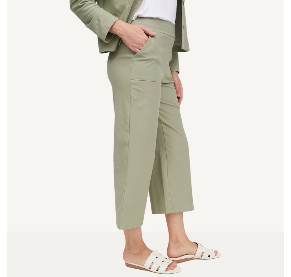Image 119576_ALTMORE2.jpg, Product 119-576 / Price $79.99, Kim & Co. Deluxe Denim Knit Straight Leg Emma Cropped Pant from Kim & Co. on TSC.ca's Fashion department