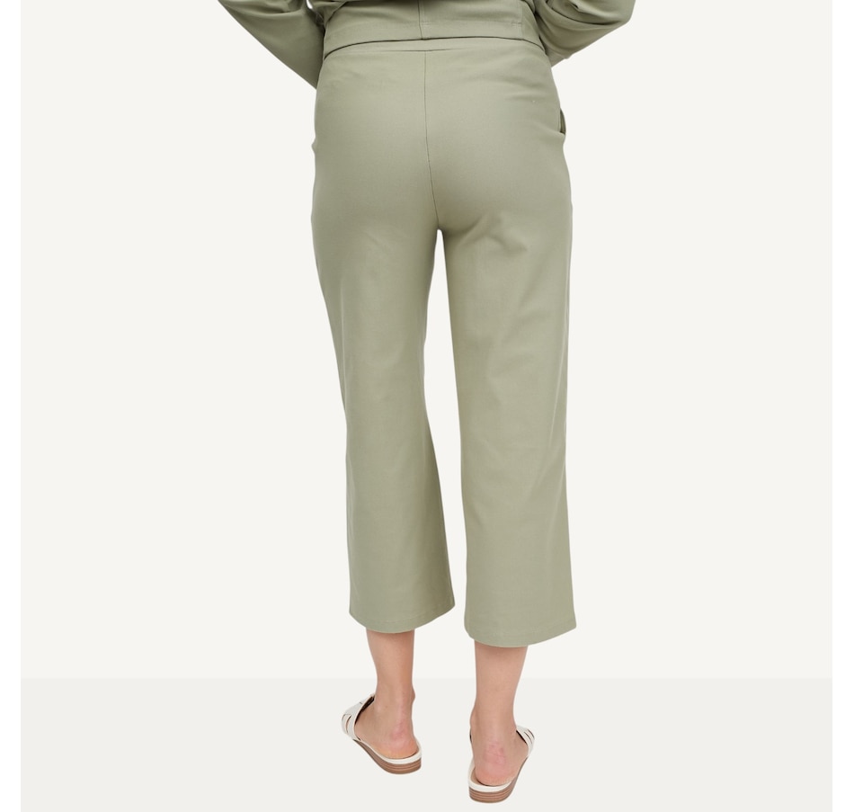 Image 119576_ALTMORE3.jpg, Product 119-576 / Price $79.99, Kim & Co. Deluxe Denim Knit Straight Leg Emma Cropped Pant from Kim & Co. on TSC.ca's Fashion department