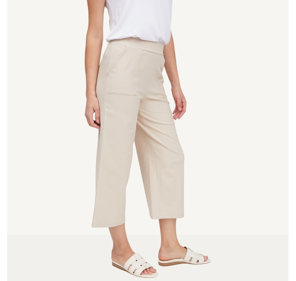 Image 119576_ALTMORE6.jpg, Product 119-576 / Price $79.99, Kim & Co. Deluxe Denim Knit Straight Leg Emma Cropped Pant from Kim & Co. on TSC.ca's Fashion department