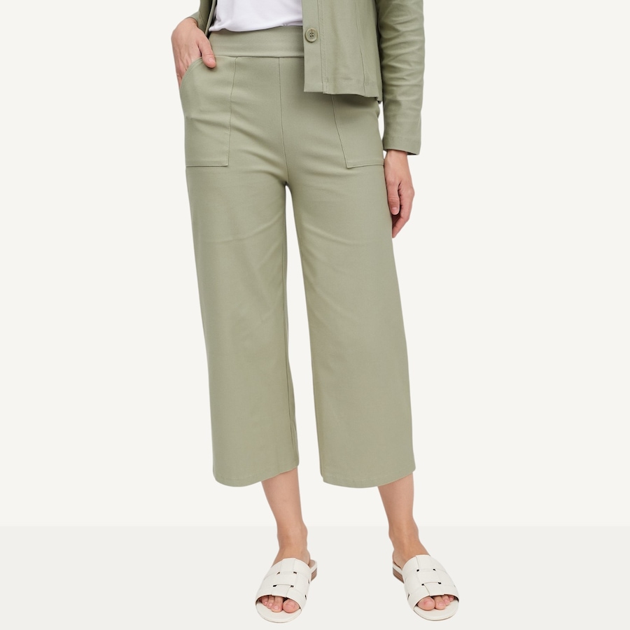 Image 119576_CED.jpg, Product 119-576 / Price $49.88, Kim & Co. Deluxe Denim Knit Straight Leg Emma Cropped Pant from Kim & Co. on TSC.ca's Fashion department