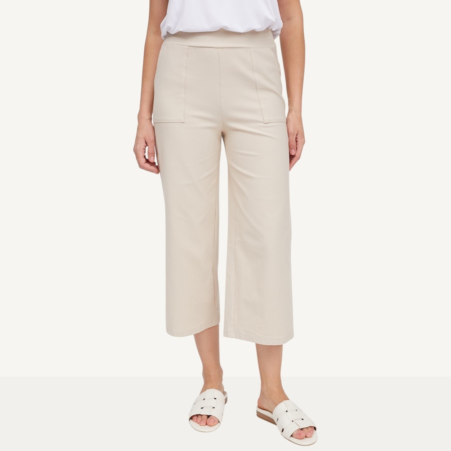 Image 119576_SAN.jpg, Product 119-576 / Price $49.88, Kim & Co. Deluxe Denim Knit Straight Leg Emma Cropped Pant from Kim & Co. on TSC.ca's Fashion department