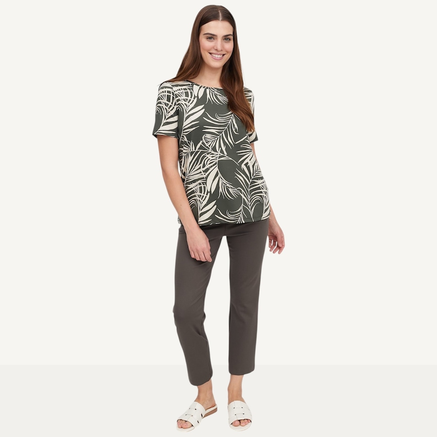 Image 119582_ALTMORE1.jpg, Product 119-582 / Price $29.88, Kim & Co. Printed Brazil Knit Short Sleeve Top from Kim & Co. on TSC.ca's Fashion department