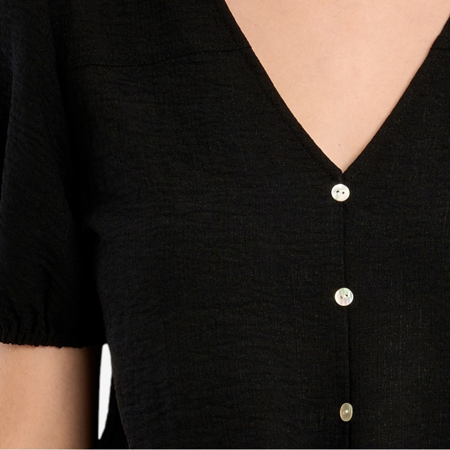 Image 119584_ALTMORE3.jpg, Product 119-584 / Price $54.88, Molly Bracken Tie Front Short Sleeve Button Up Top from Molly Bracken on TSC.ca's Fashion department