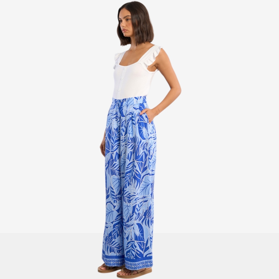 Image 119585_ALTMORE5.jpg, Product 119-585 / Price $54.88, Molly Bracken Pull-On Wide Leg Printed Pant from Molly Bracken on TSC.ca's Fashion department