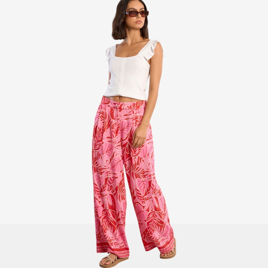 Image 119585_ALTMORE6.jpg, Product 119-585 / Price $54.88, Molly Bracken Pull-On Wide Leg Printed Pant from Molly Bracken on TSC.ca's Fashion department