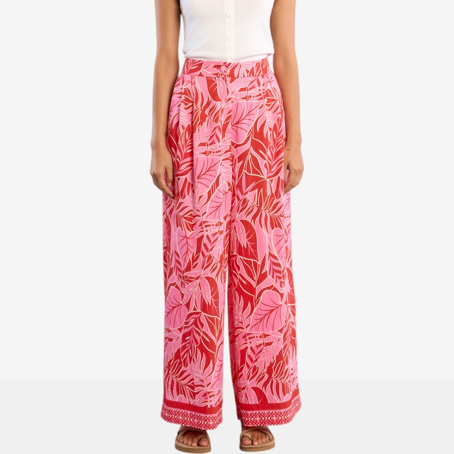 Image 119585_RBLZ.jpg, Product 119-585 / Price $54.88, Molly Bracken Pull-On Wide Leg Printed Pant from Molly Bracken on TSC.ca's Fashion department