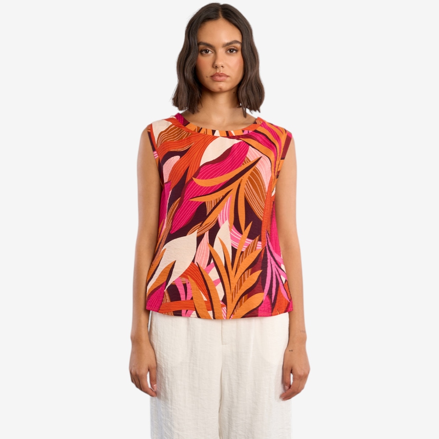 Image 119591_MTI.jpg, Product 119-591 / Price $39.88, Molly Bracken Printed Sleeveless Top from Molly Bracken on TSC.ca's Fashion department