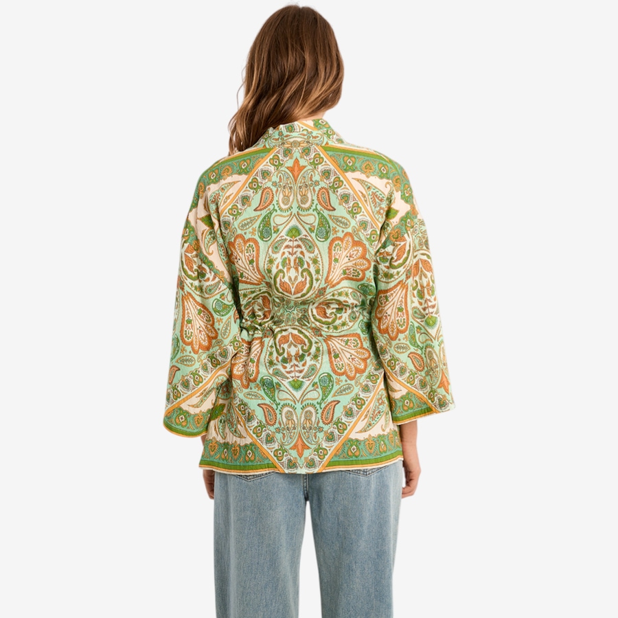 Image 119615_ALTMORE1.jpg, Product 119-615 / Price $69.88, Molly Bracken Printed V-Neck Tie Front Blouse from Molly Bracken on TSC.ca's Fashion department