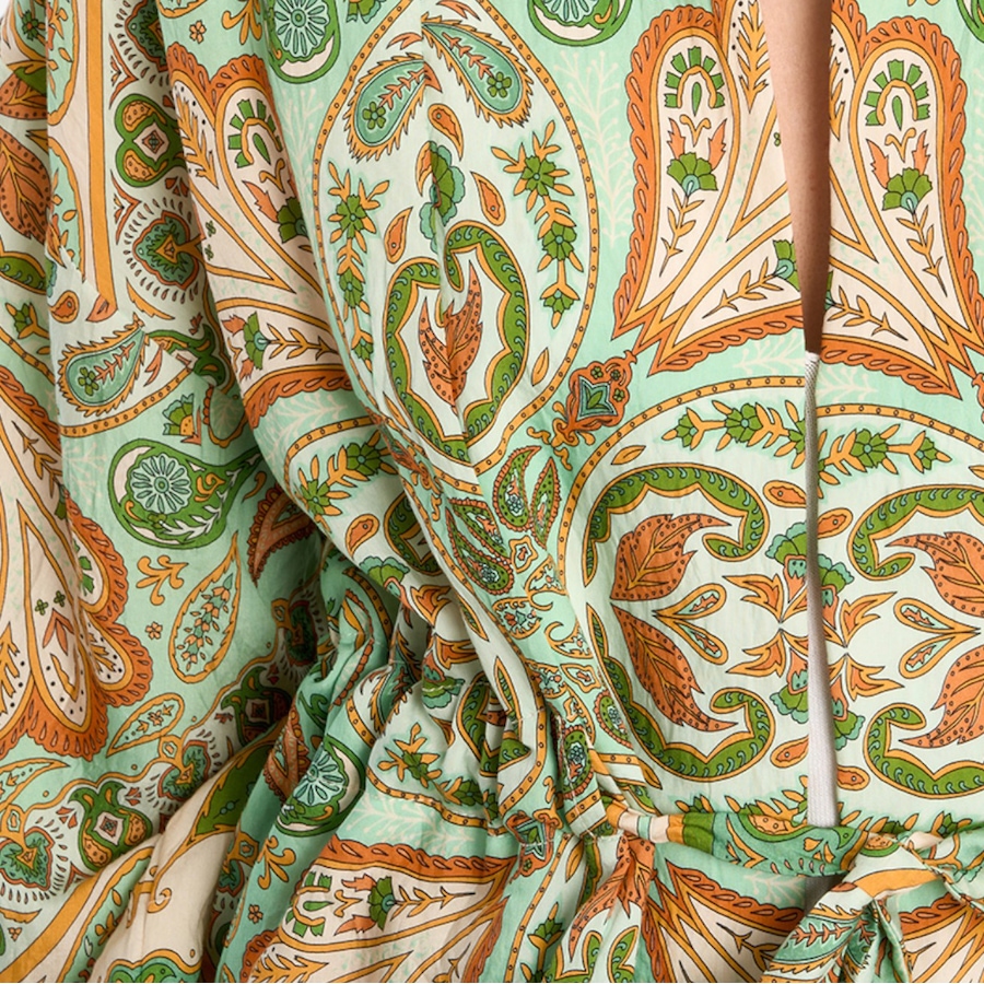 Image 119615_ALTMORE2.jpg, Product 119-615 / Price $69.88, Molly Bracken Printed V-Neck Tie Front Blouse from Molly Bracken on TSC.ca's Fashion department