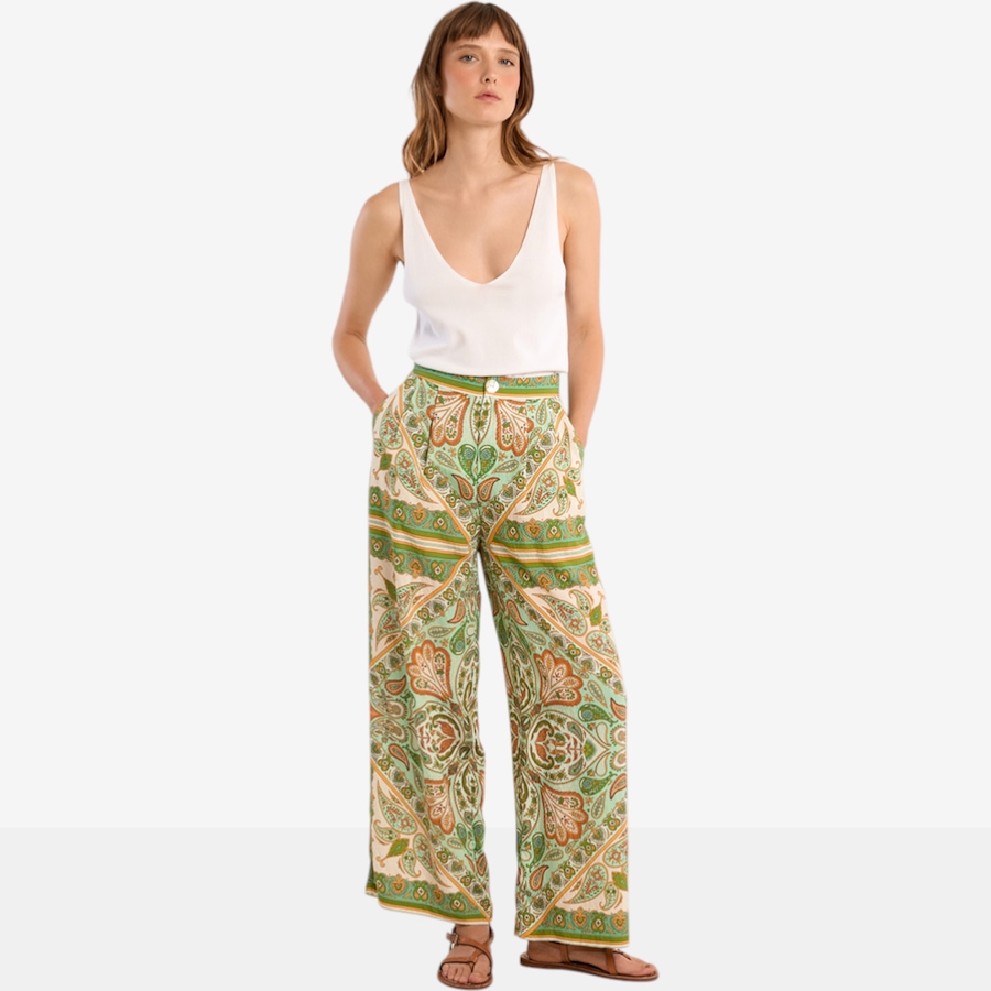 Image 119617_ALTMORE3.jpg, Product 119-617 / Price $69.88, Molly Bracken Printed Wide Leg Pant from Molly Bracken on TSC.ca's Fashion department