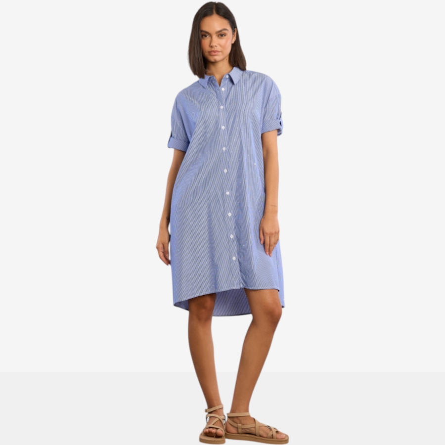 Image 119627_ALTMORE3.jpg, Product 119-627 / Price $74.88, Molly Bracken Short Sleeve Button Front Shirt Dress from Molly Bracken on TSC.ca's Fashion department