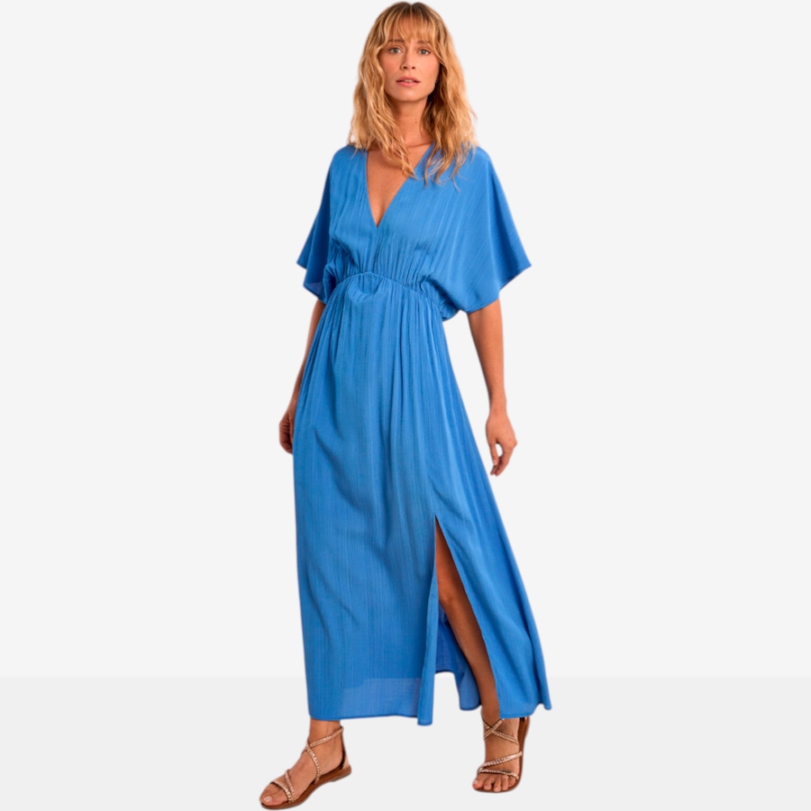 Image 119630_ALTMORE2.jpg, Product 119-630 / Price $89.88, Molly Bracken V-Neck Flounce Sleeve Dress from Molly Bracken on TSC.ca's Fashion department