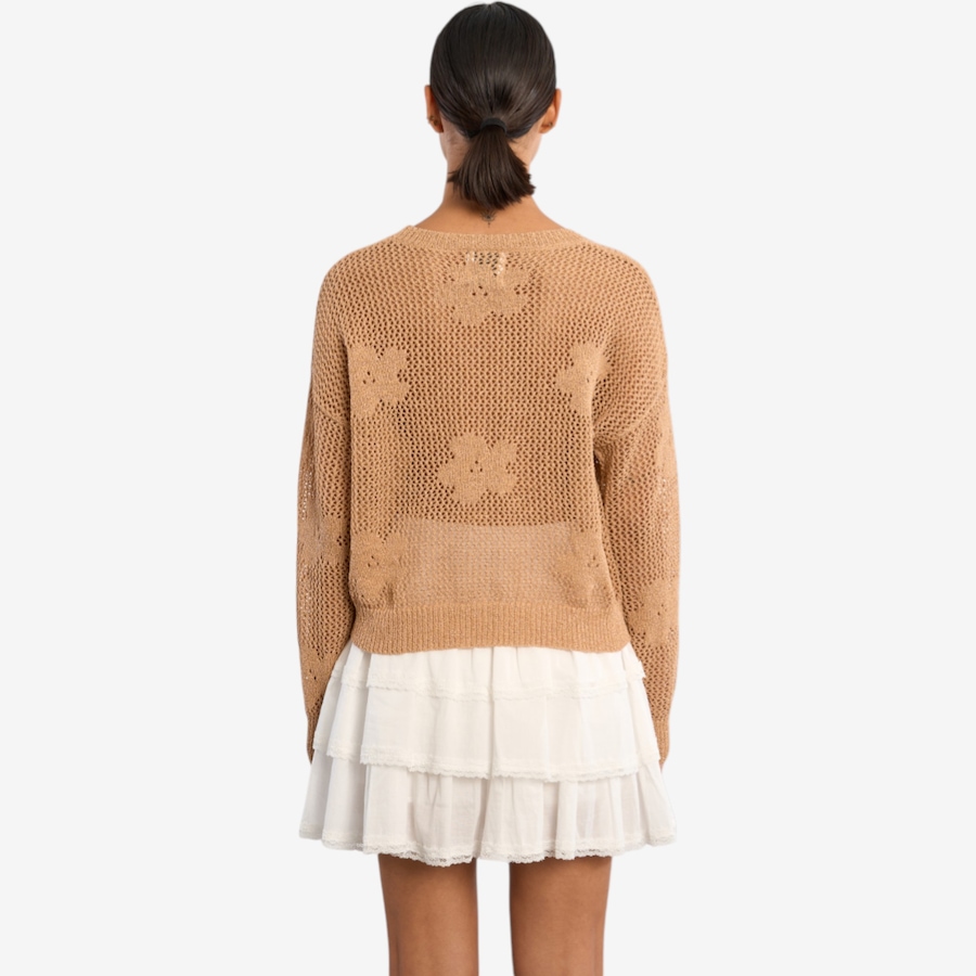 Image 119636_ALTMORE1.jpg, Product 119-636 / Price $49.88, Molly Bracken Long Sleeve Flower Detail Top from Molly Bracken on TSC.ca's Fashion department