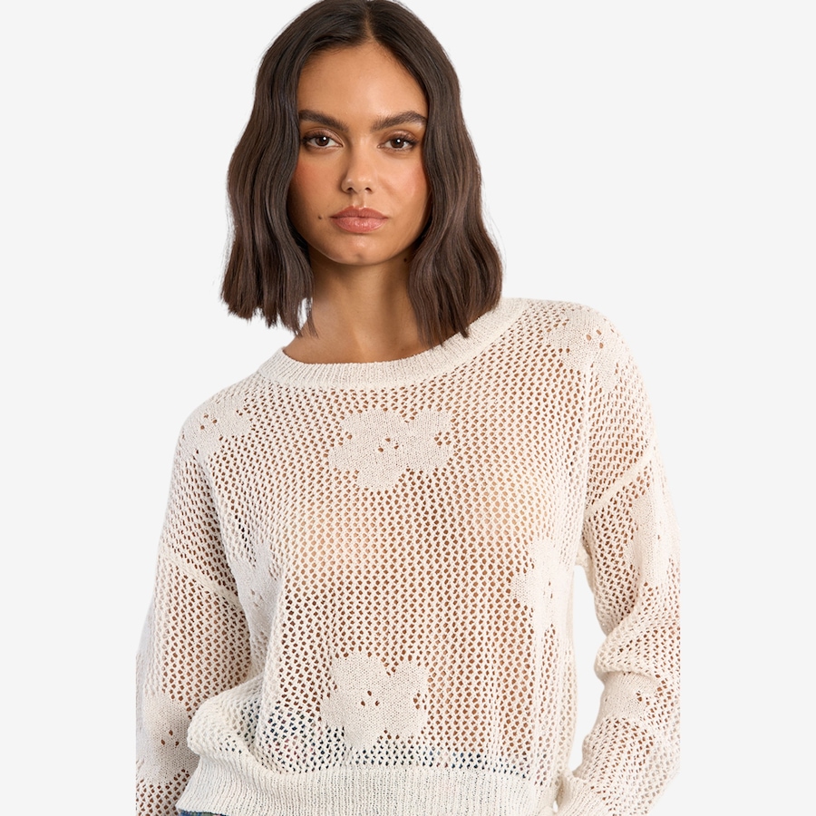 Image 119636_ALTMORE2.jpg, Product 119-636 / Price $49.88, Molly Bracken Long Sleeve Flower Detail Top from Molly Bracken on TSC.ca's Fashion department