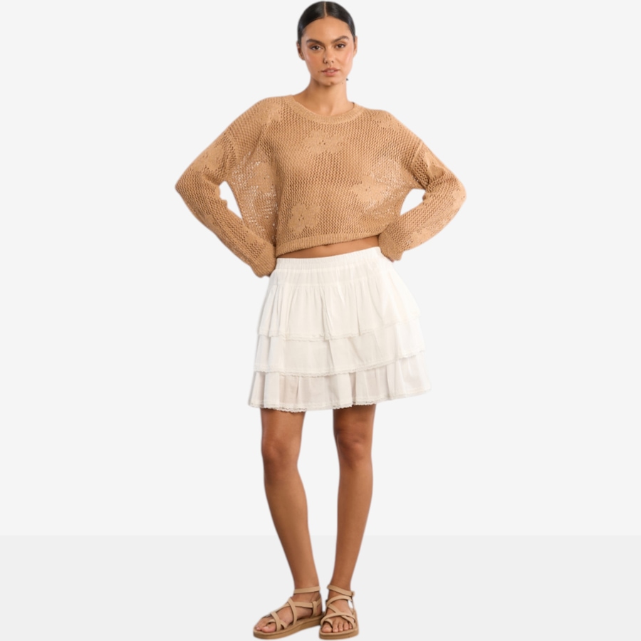 Image 119636_ALTMORE5.jpg, Product 119-636 / Price $49.88, Molly Bracken Long Sleeve Flower Detail Top from Molly Bracken on TSC.ca's Fashion department