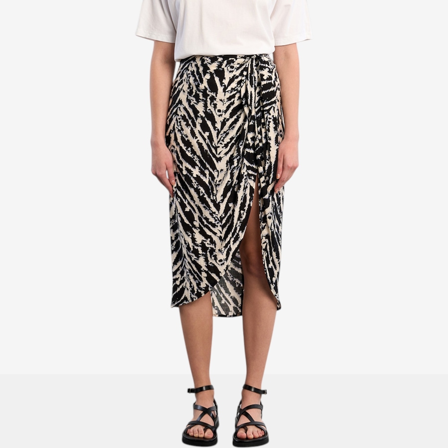 Image 119638_BKW.jpg, Product 119-638 / Price $54.88, Molly Bracken Printed Tie Front Skirt from Molly Bracken on TSC.ca's Fashion department