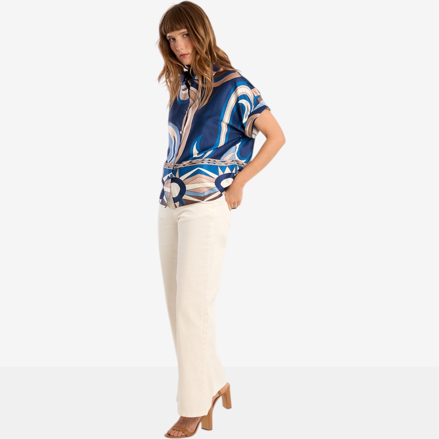 Image 119641_ALTMORE4.jpg, Product 119-641 / Price $44.88, Molly Bracken Printed Button Front Blouse from Molly Bracken on TSC.ca's Fashion department