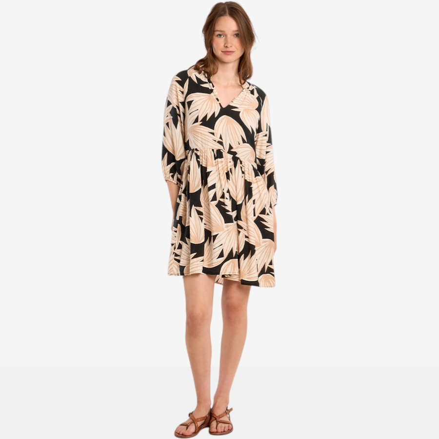 Image 119643_ALTMORE4.jpg, Product 119-643 / Price $59.88, Molly Bracken Printed 3/4 Sleeve Dress from Molly Bracken on TSC.ca's Fashion department