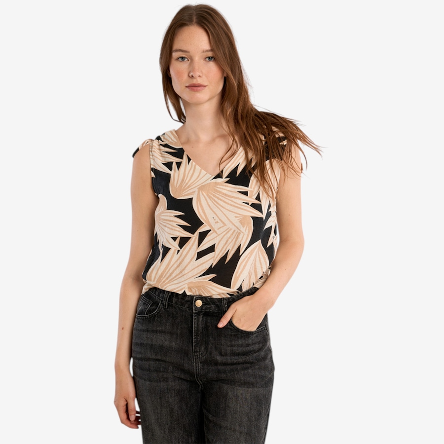 Image 119645_ALTMORE2.jpg, Product 119-645 / Price $39.88, Molly Bracken Printed Sleeveless Top with Tie Detail from Molly Bracken on TSC.ca's Fashion department