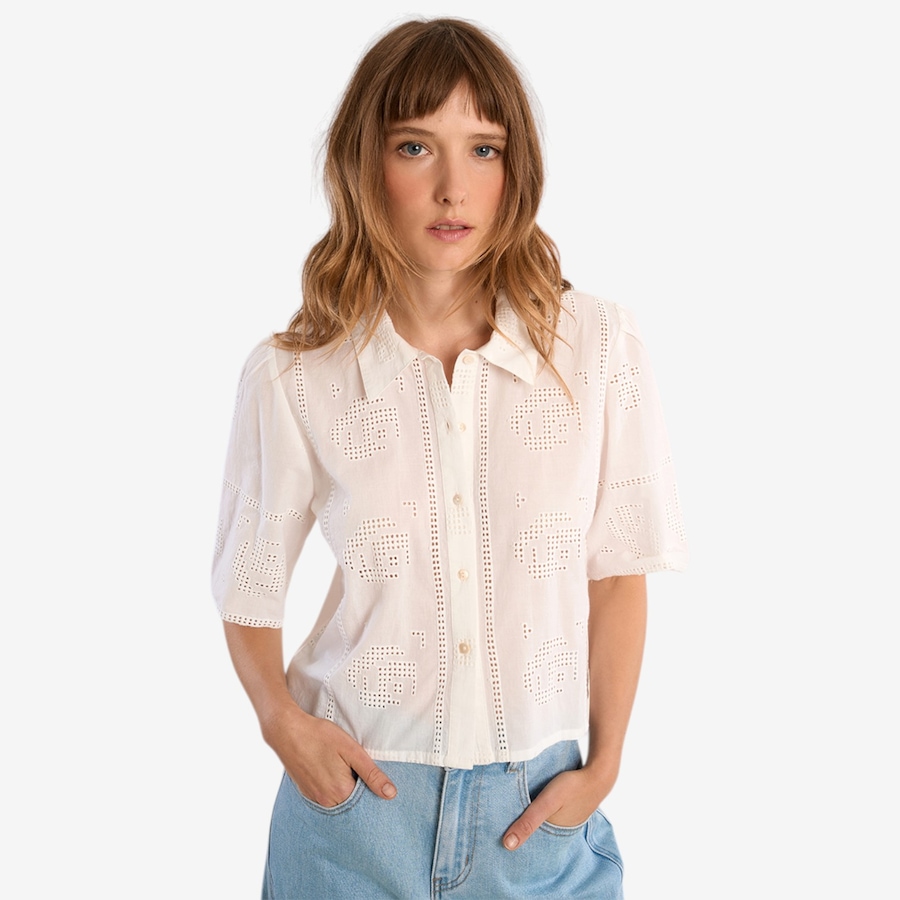 Image 119648_OWH.jpg, Product 119-648 / Price $69.88, Molly Bracken Short Sleeve Button Front Collared Shirt from Molly Bracken on TSC.ca's Fashion department