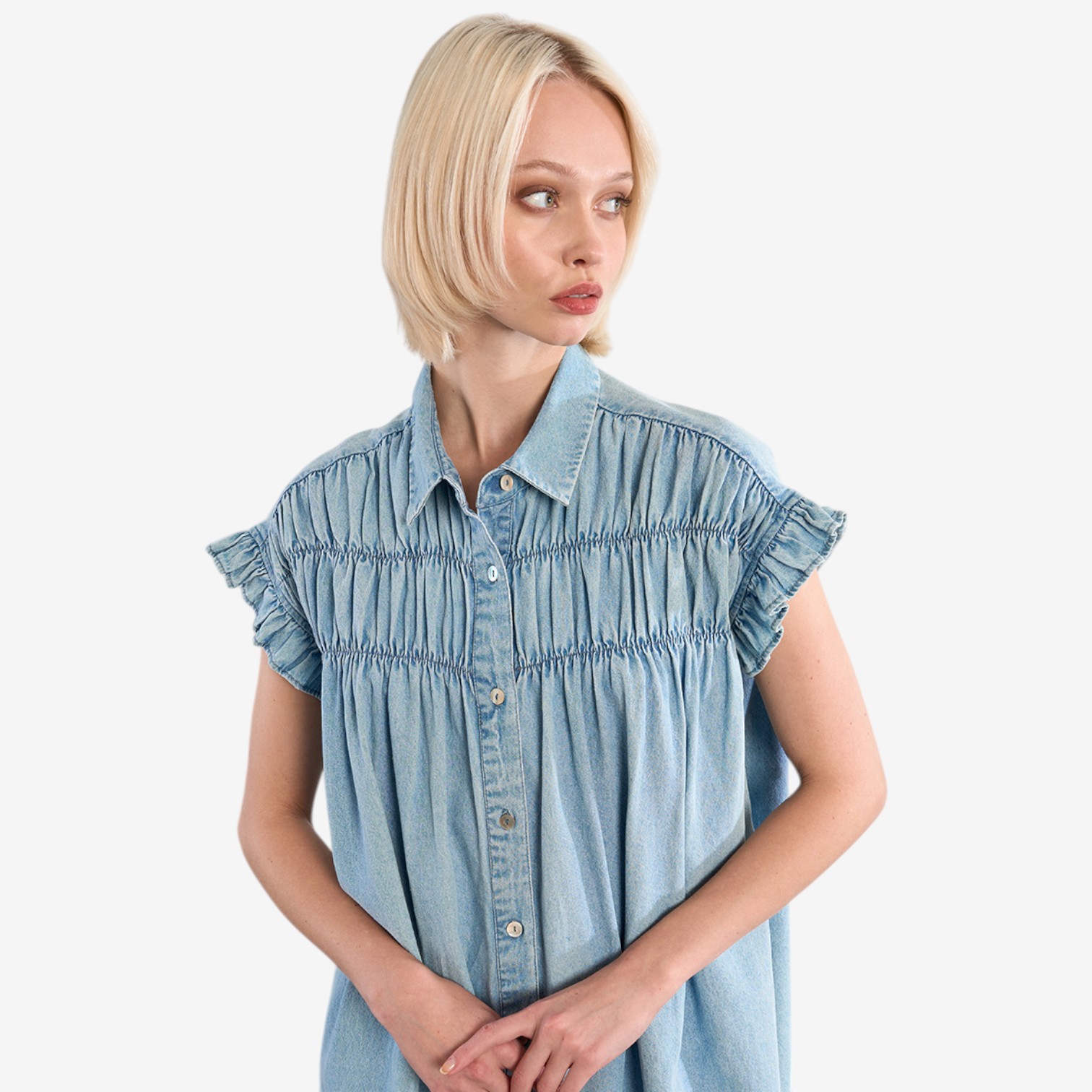 アンブラッケンド Molly Bracken Denim Shirt Dress - TSC.ca