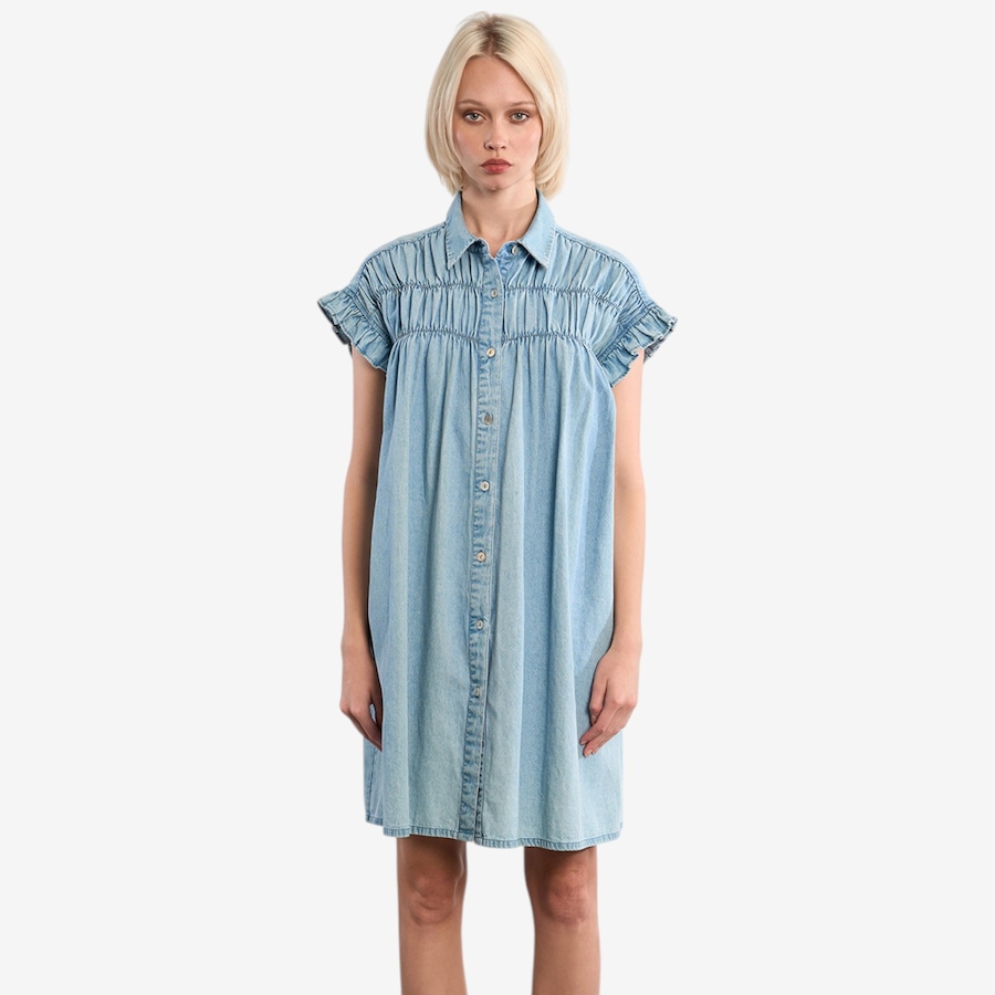 Image 119654_DBE.jpg, Product 119-654 / Price $59.88, Molly Bracken Denim Shirt Dress from Molly Bracken on TSC.ca's Fashion department