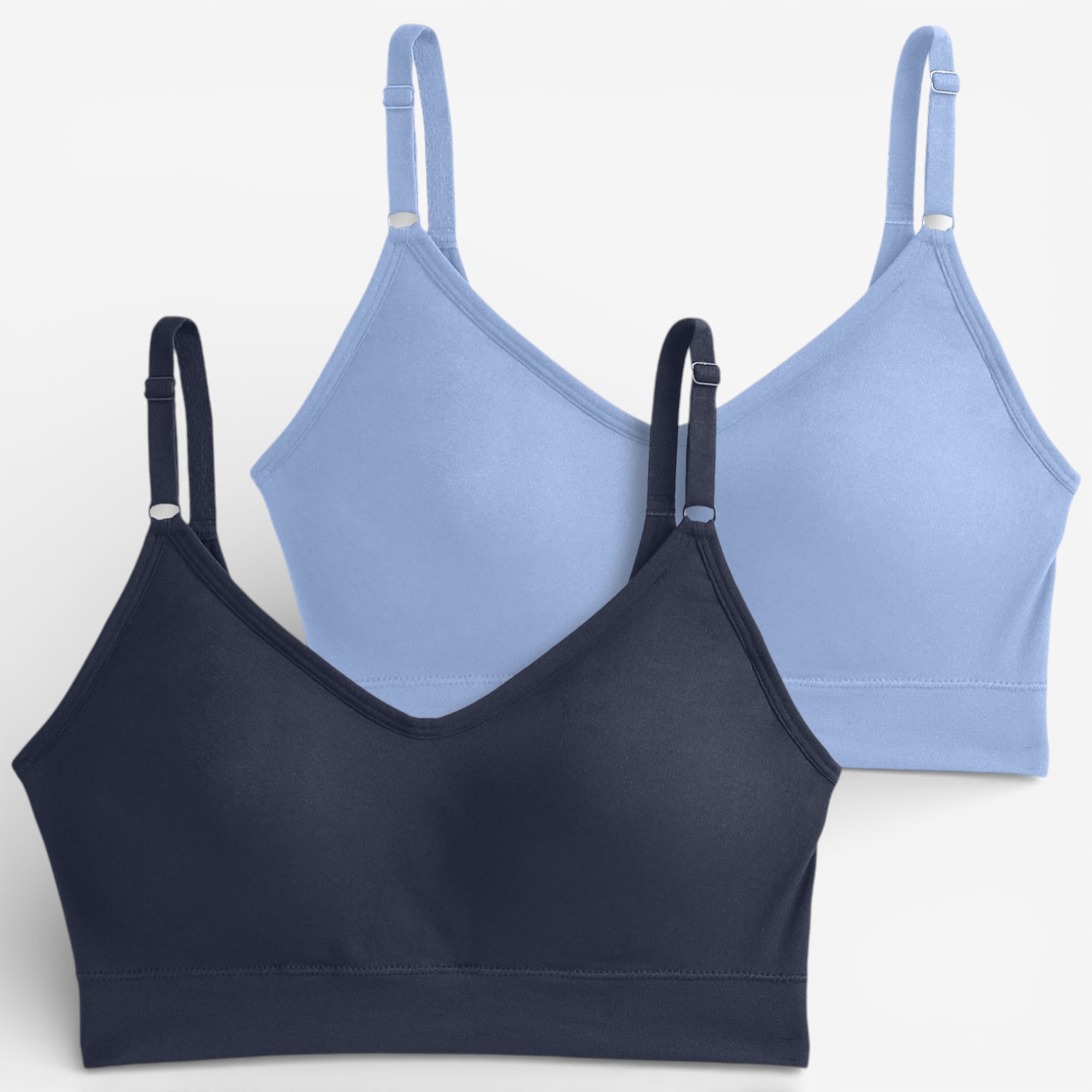 Jockey Back Smoothing Cami Strap Bralettes 2-Pack - TSC.ca