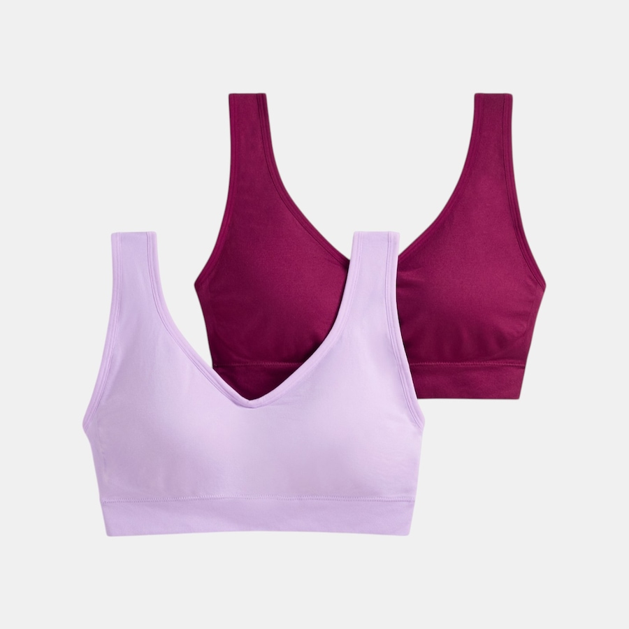 Image 119681_BERLV.jpg, Product 119-681 / Price $50.00, Jockey Back Smoothing Bralettes 2-Pack from Jockey on TSC.ca's Fashion department