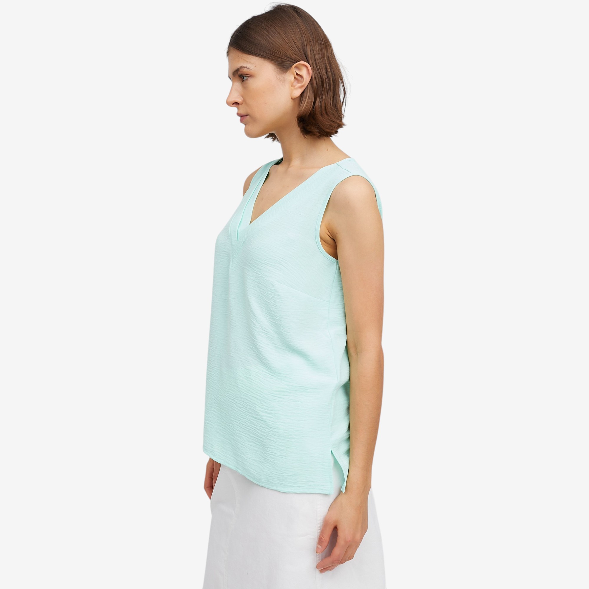 Nina Leonard Textured Wave Float Top - TSC.ca