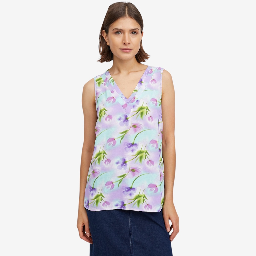 Image 119685_MTMTI.jpg, Product 119-685 / Price $32.99, Nina Leonard Textured Wave Float Top from Nina Leonard on TSC.ca's Fashion department
