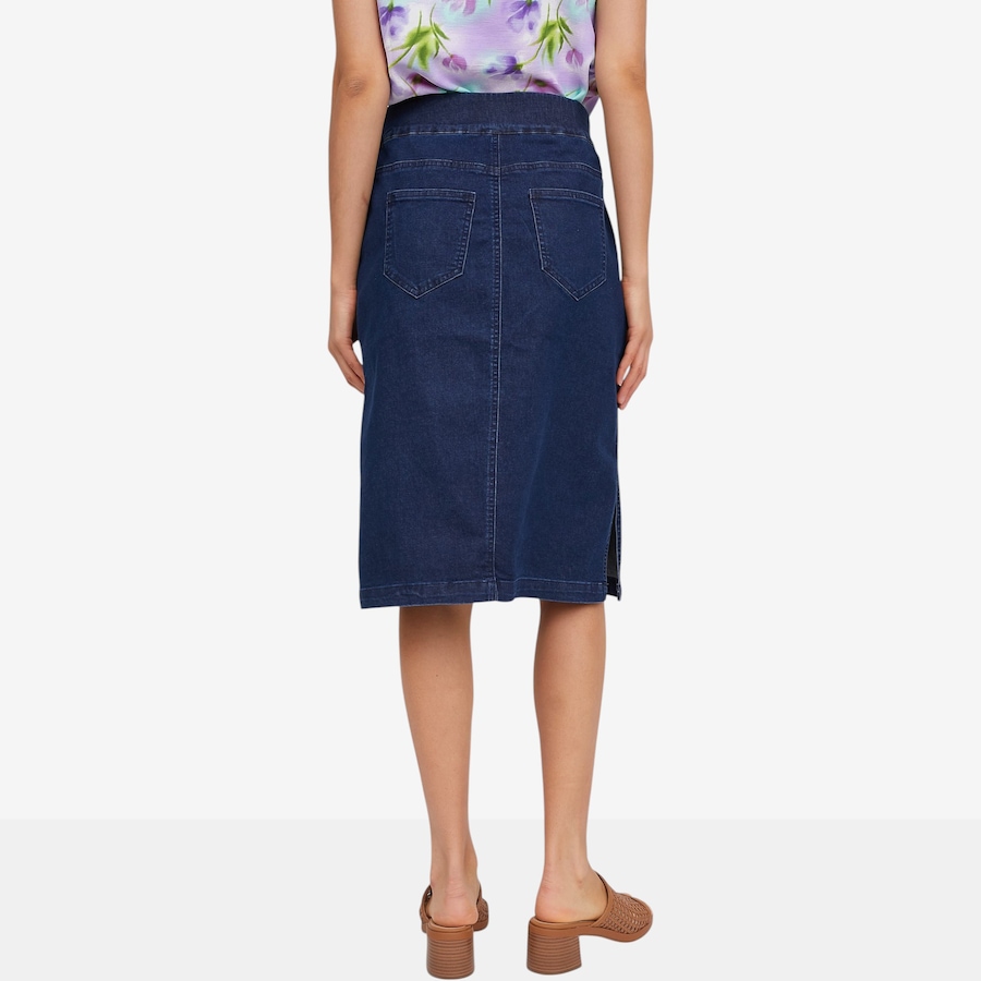 Image 119686_ALTMORE2.jpg, Product 119-686 / Price $59.99, Nina Leonard Stretch Denim Skirt from Nina Leonard on TSC.ca's Fashion department