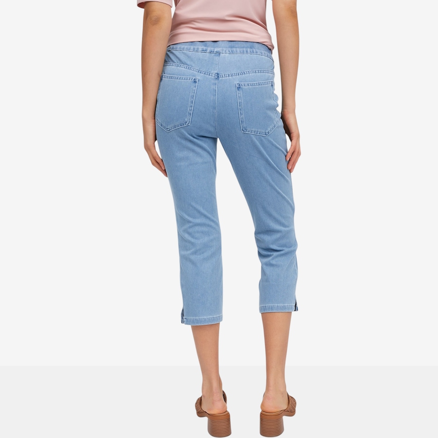 Image 119688_ALTMORE2.jpg, Product 119-688 / Price $39.88, Nina Leonard Cropped Stretch Knit Denim Pant from Nina Leonard on TSC.ca's Fashion department