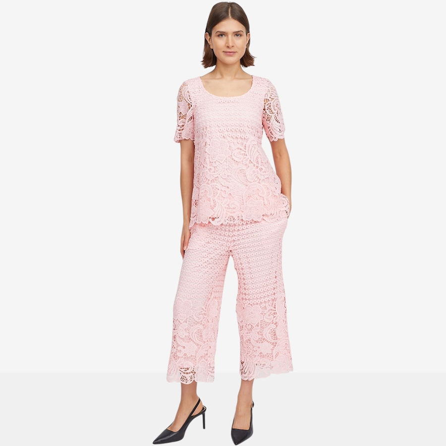 Image 119689_ALTMORE4.jpg, Product 119-689 / Price $34.88, Nina Leonard Cropped Lace Border Culotte Pant from Nina Leonard on TSC.ca's Fashion department