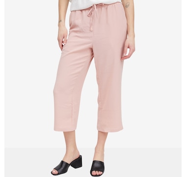 Nina Leonard Textured Wave Cropped Pant