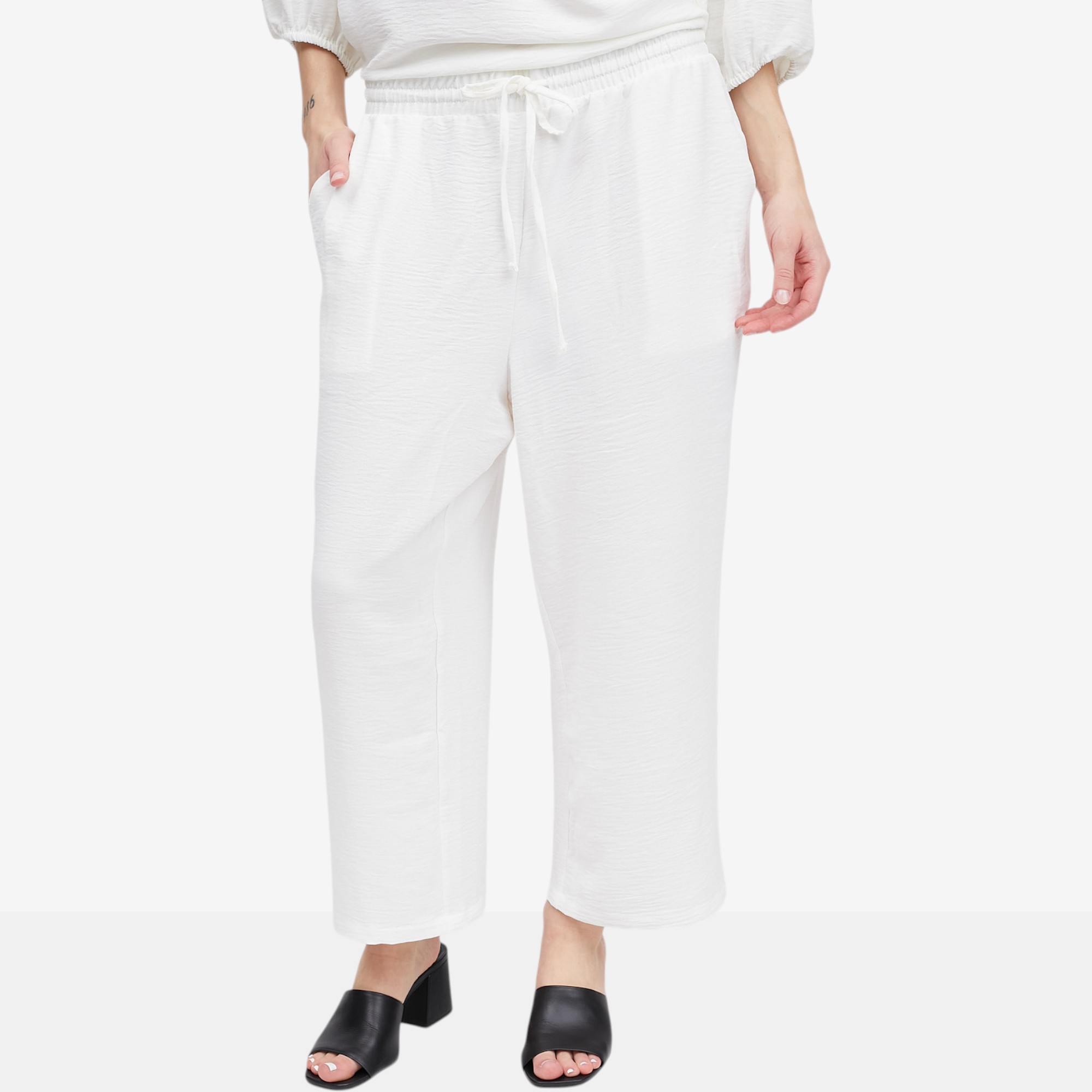 Nina Leonard Textured Wave Cropped Pant - TSC.ca