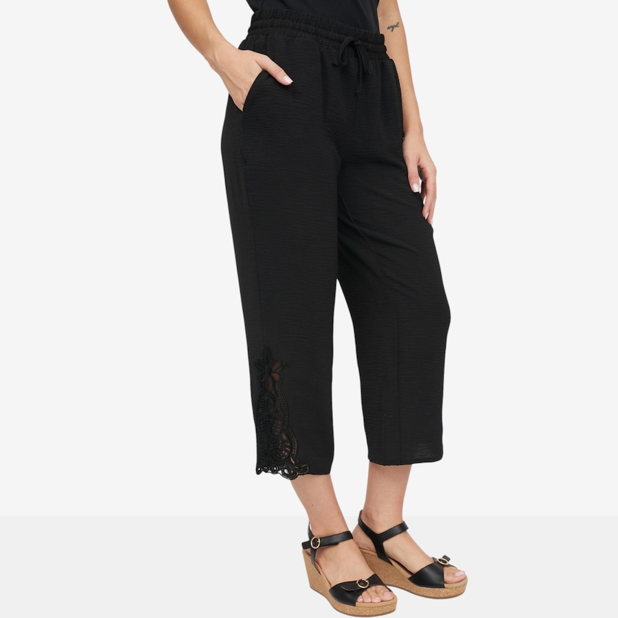 Image 119700_ALTMORE2.jpg, Product 119-700 / Price $34.88, Nina Leonard Elastic Waist Crop Pant from Nina Leonard on TSC.ca's Fashion department