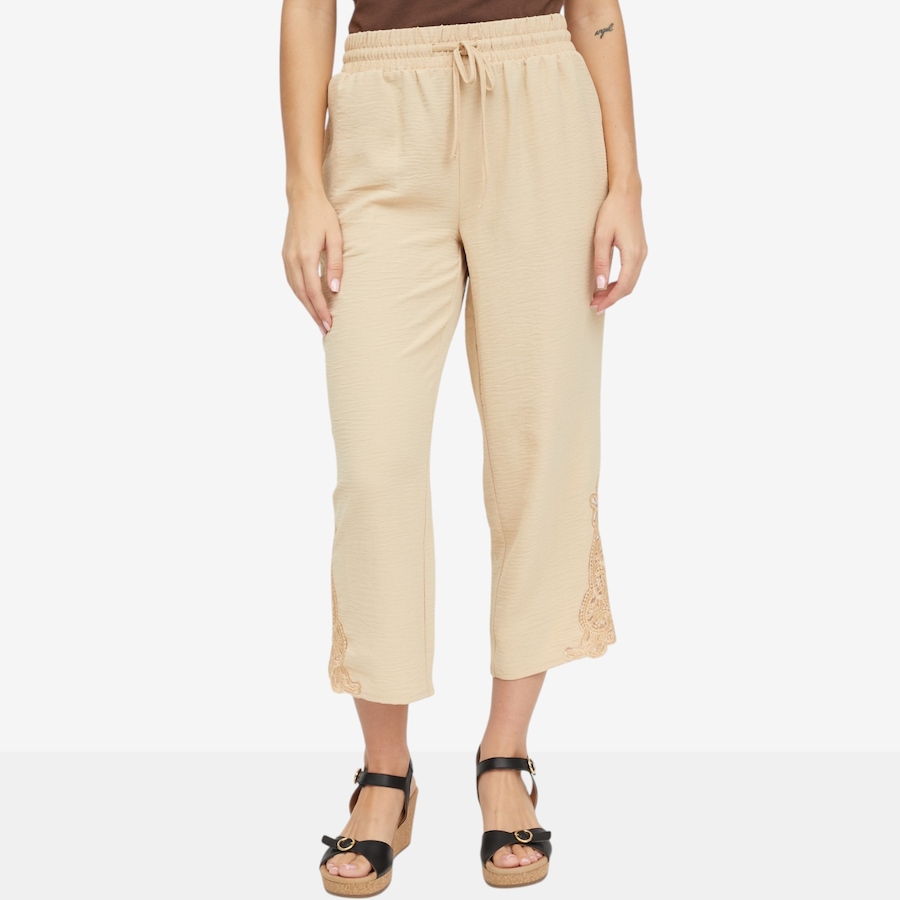 Image 119700_SND.jpg, Product 119-700 / Price $34.88, Nina Leonard Elastic Waist Crop Pant from Nina Leonard on TSC.ca's Fashion department