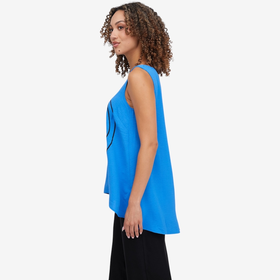 Image 119702_ALTMORE1.jpg, Product 119-702 / Price $34.88, Nina Leonard Textured Wave Print Top from Nina Leonard on TSC.ca's Fashion department