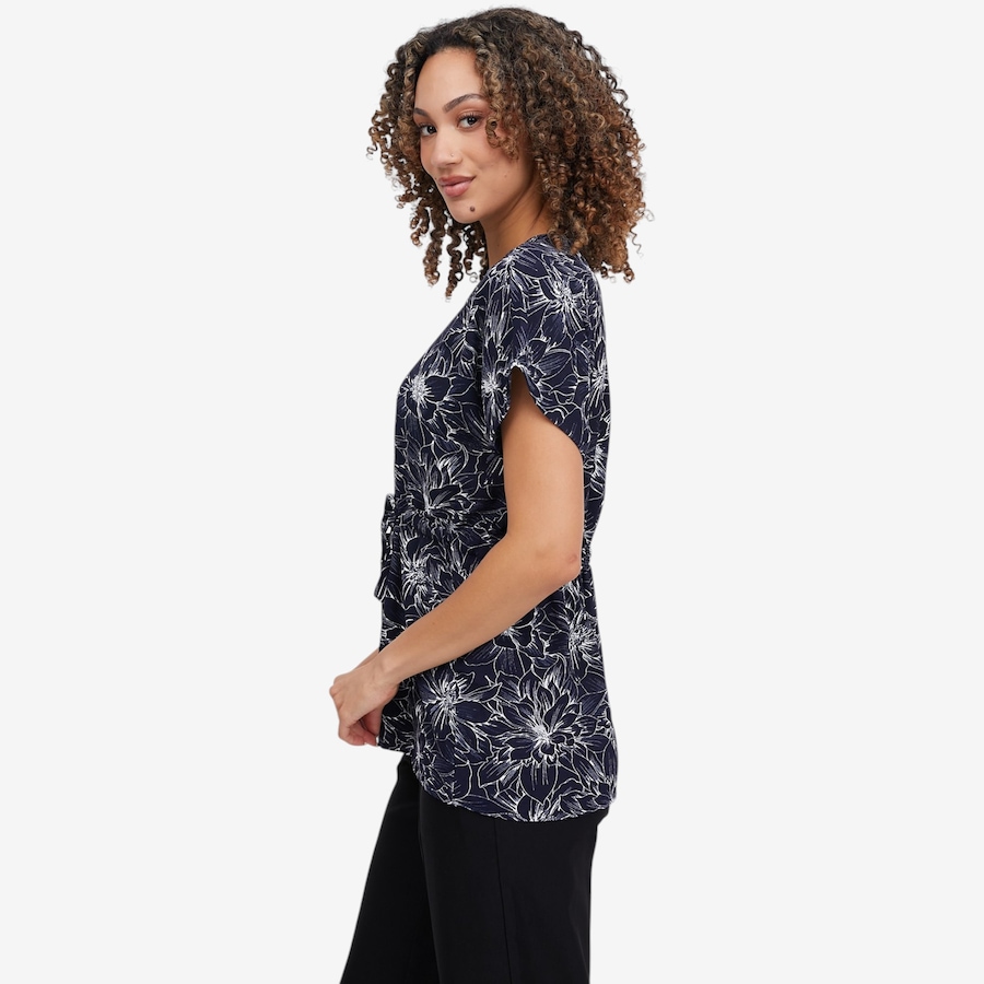 Image 119704_ALTMORE2.jpg, Product 119-704 / Price $34.88, Nina Leonard Top with Pull-Through Waist Tie from Nina Leonard on TSC.ca's Fashion department