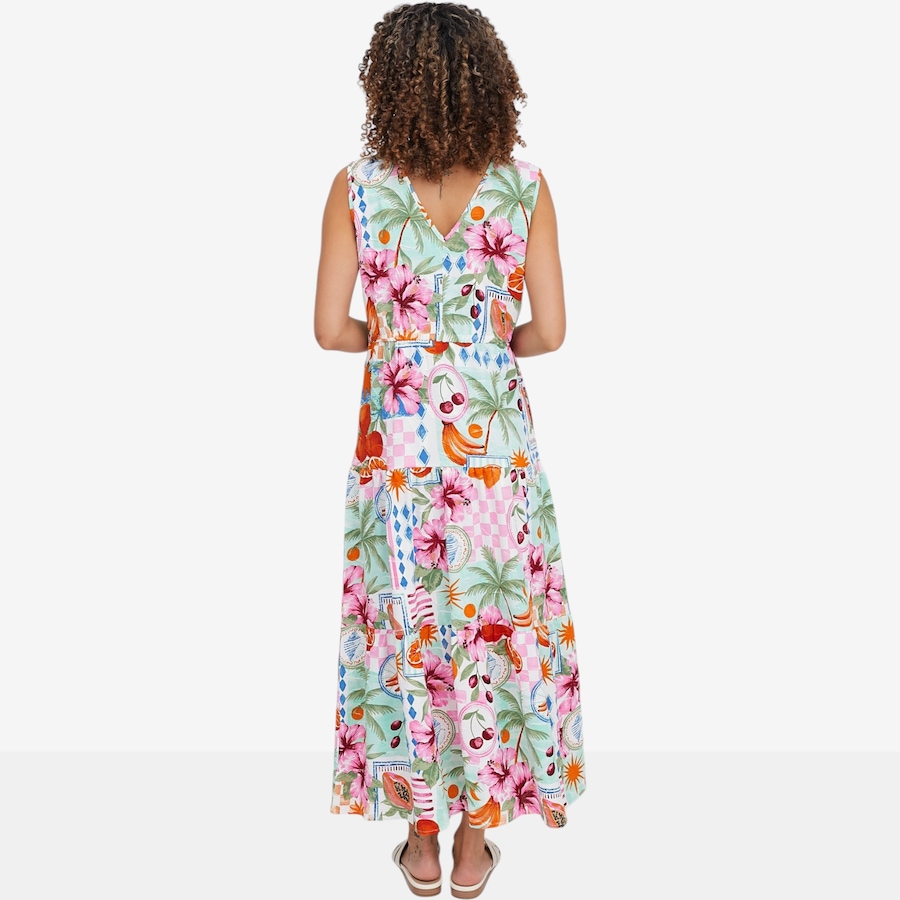Image 119705_ALTMORE2.jpg, Product 119-705 / Price $44.88, Nina Leonard Drawstring Waist Tiered Dress  from Nina Leonard on TSC.ca's Fashion department