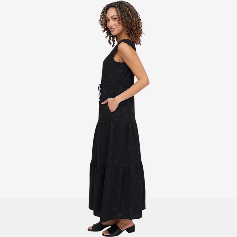 Image 119705_ALTMORE3.jpg, Product 119-705 / Price $44.88, Nina Leonard Drawstring Waist Tiered Dress  from Nina Leonard on TSC.ca's Fashion department