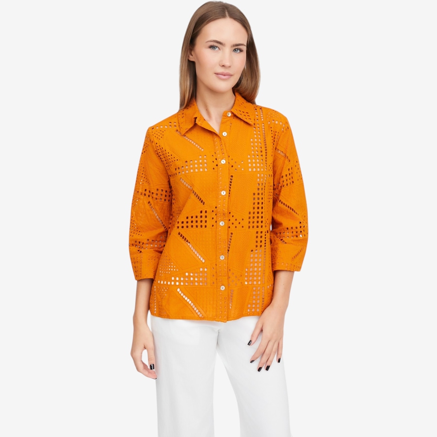 Image 119711_BOE.jpg, Product 119-711 / Price $84.88, Wynne Style Pointelle Patchwork Shirt from Wynnelayers on TSC.ca's Fashion department