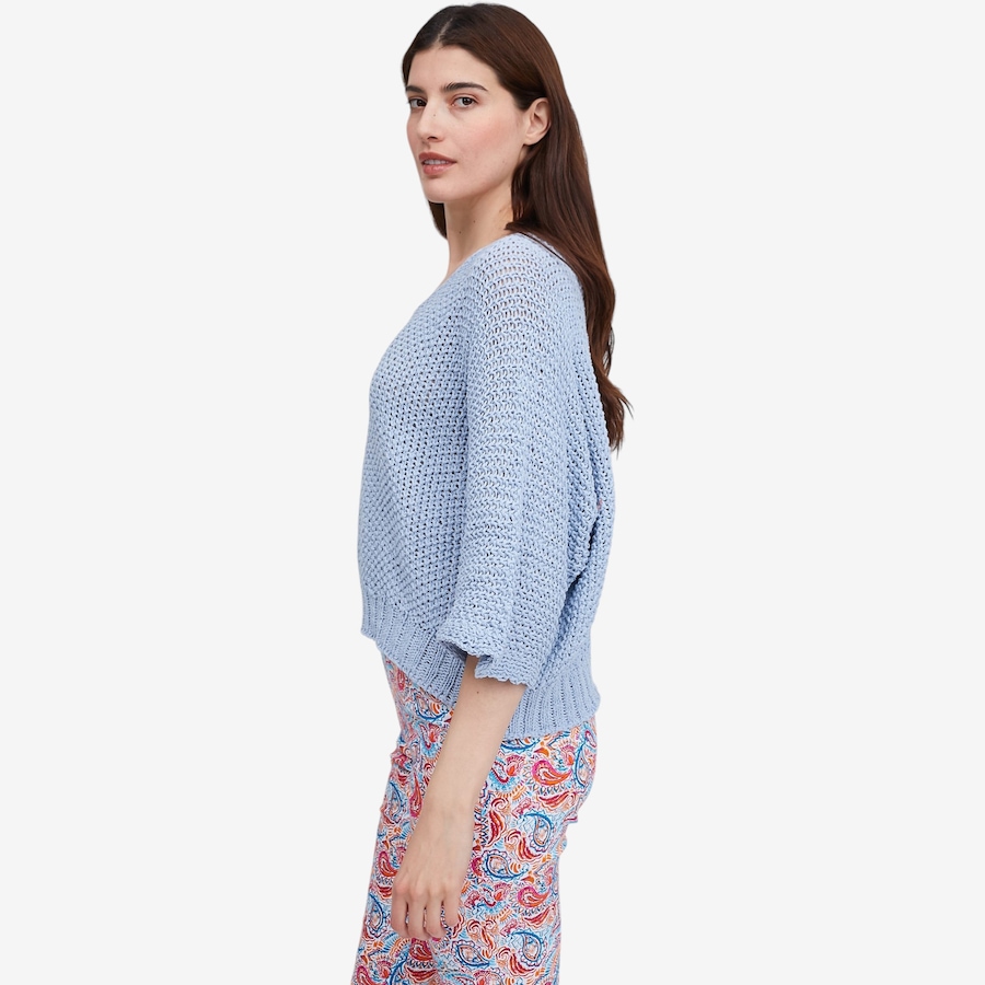 Image 119720_ALTMORE3.jpg, Product 119-720 / Price $99.99, Orange Fashion Village Meadow's Round Neck Crochet Sweater from Orange Fashion Village on TSC.ca's Fashion department